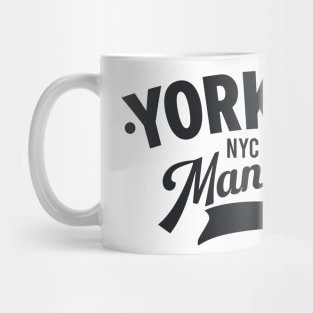 Yorkville Minimalist Logo - Manhattan Chic Apparel - New York City Mug